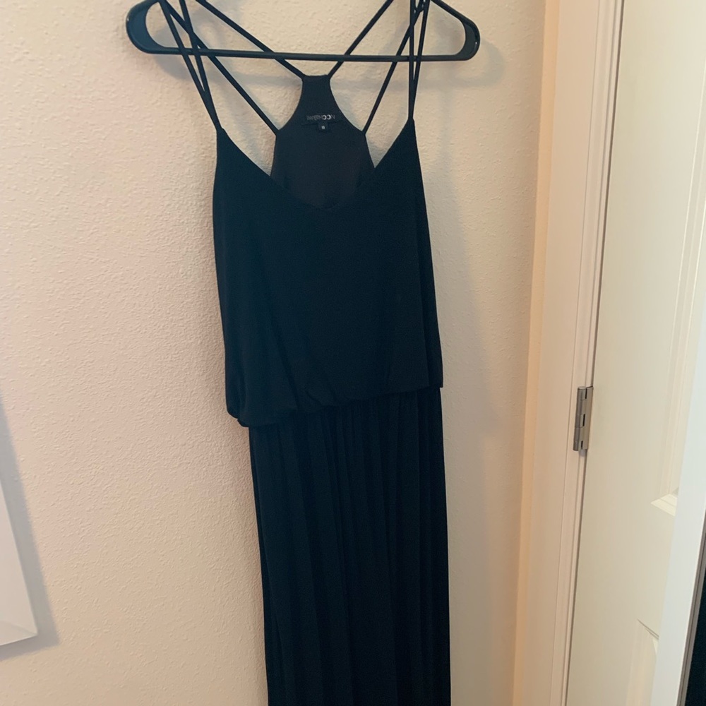 EUC papermoon black maxi dress